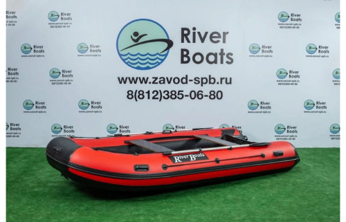 Надувная лодка ПВХ RiverBoats RB-370 Киль + алюминиевый пол